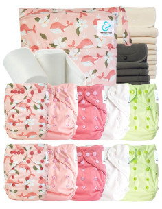 comment régler une couche lavable évolutive à la taille de bébé