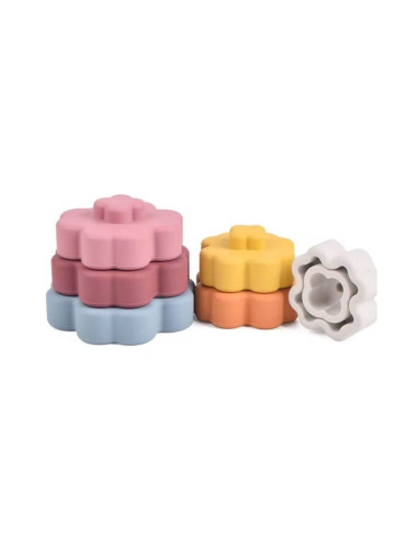 Tour de silicona de comida apilable I ideal para bebé