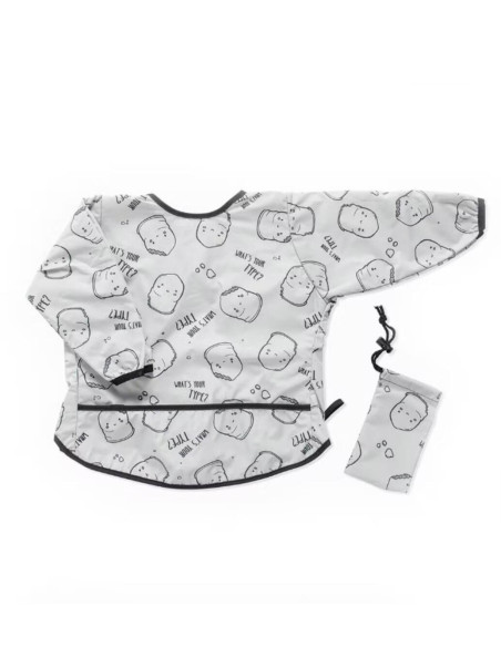 Bavoir intégral en forme de tablier - miam