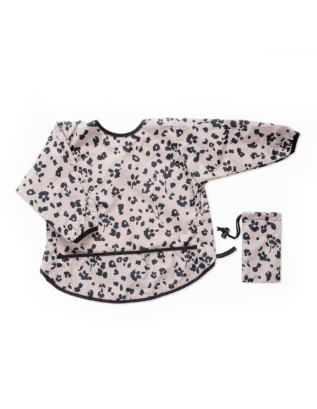 Bavoir intégral en forme de tablier - Fleur