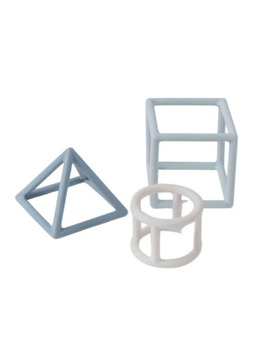Awakening toy for silicone baby geometric shapes to handle