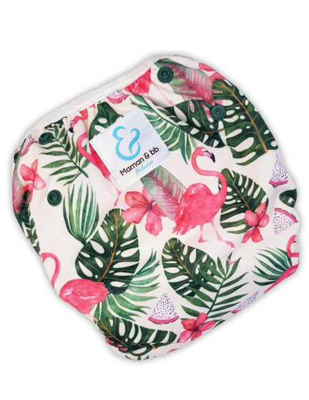 Couche maillot de bain lavable et réutilisable pour bébé