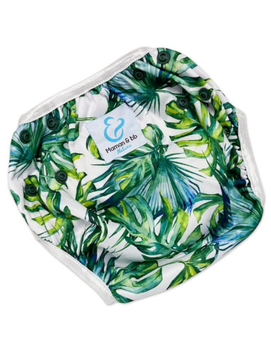 Washable and reusable swimsuit layer for baby