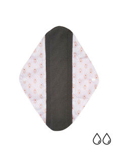 Hygienic towels washable in Charcoal bamboo