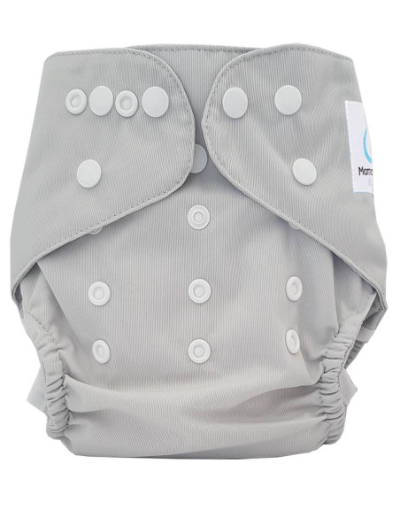 Couche lavable Te2 certifiée OEKO TEX Gris