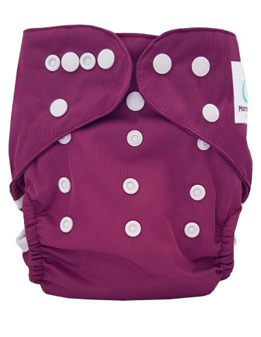 Couche lavable Te2 certifiée OEKO TEX Violine