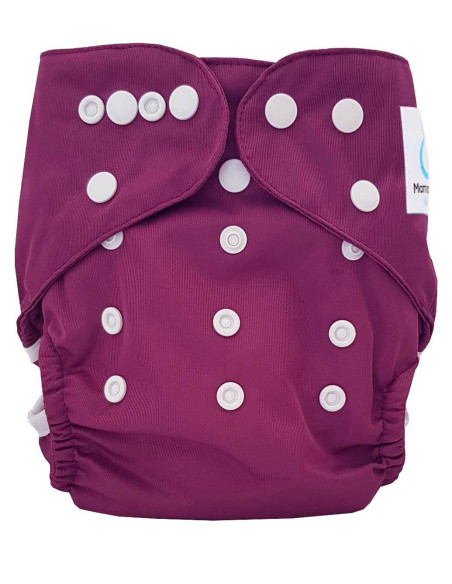 Couche lavable Te2 certifiée OEKO TEX Violine