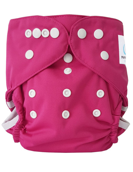 Couche lavable Te2 certifiée OEKO TEX Fuschia