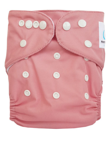 Couche lavable Te1 certifiée OEKO TEX vieux rose