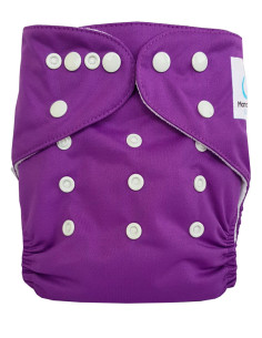 Couche lavable Te1 certifiée OEKO TEX Violet