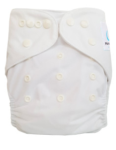 Capa lavable TE1 Certified Oeko Tex White