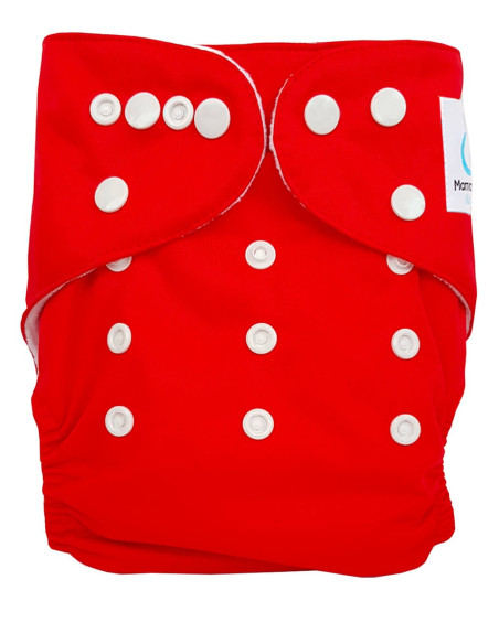 Couche lavable Te1 certifiée OEKO TEX Rouge