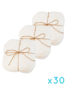 Ecological and economical washable wipes in 100% cotton cheap