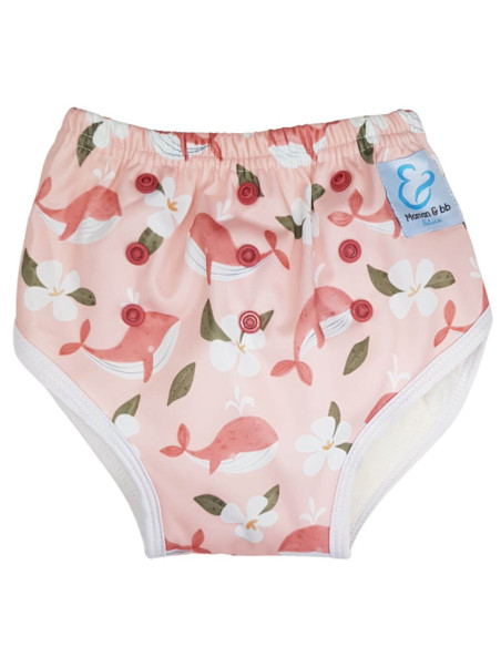 Culotte d'apprentissage à la propreté taille évolutive bambou