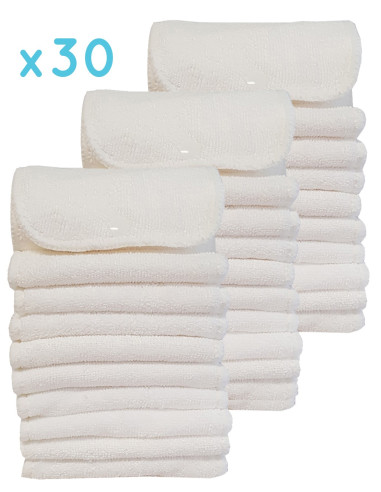 Set van 30 microfiber-inserts met drukken voor windeln Wasbaar Te2