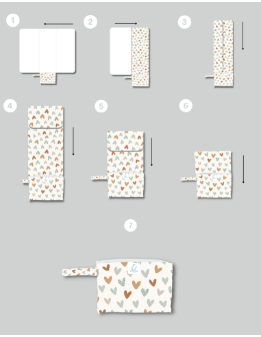 Matelas à langer - Marinière