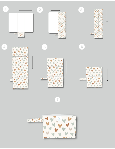 Matelas à langer - Marinière