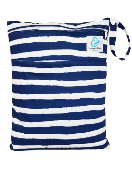 Waterproof bag for storing and transporting the washable pattern marine pattern