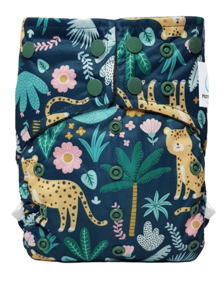 Couches lavables intégrales évolutives tout en un insert en bambou