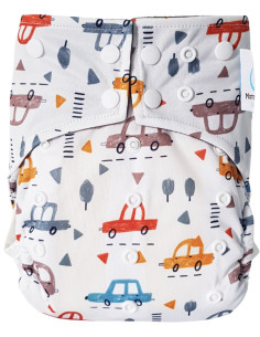 Evolutionary full Pocket diapers while one bamboo insert