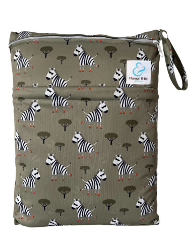 Bolsa impermeable para almacenar y transportar. pañales lavable