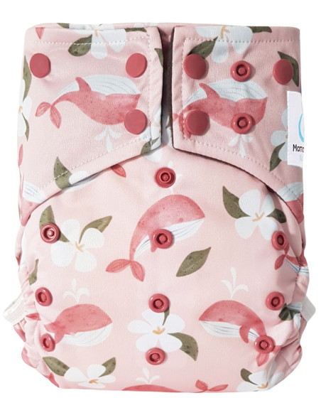 Couches lavables intégrales évolutives tout en un insert en bambou