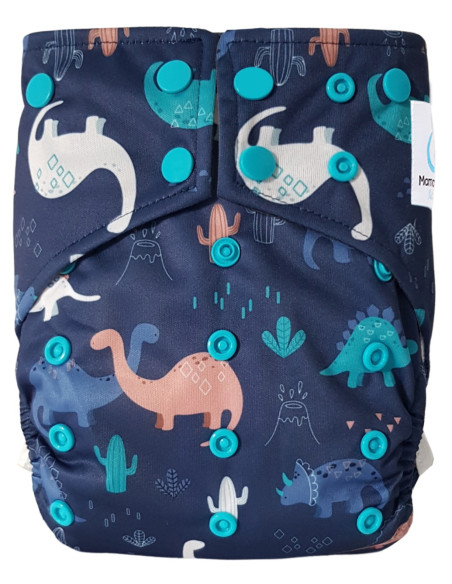 Couches lavables intégrales évolutives tout en un insert en bambou