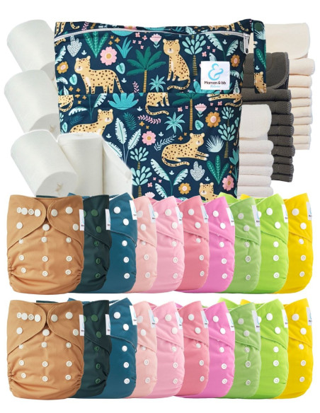 MEGA PAQUETE 20 CAPAS LASABLETAS + Inserciones + Velas protectoras y bolsa impermeable
