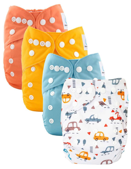 Couches lavables Te1 évolutives de la naissance à la propreté