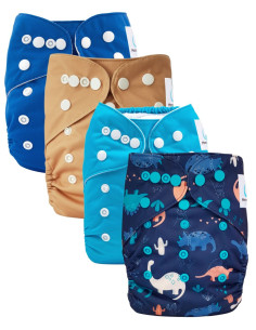 Couches lavables Te1 évolutives de la naissance à la propreté