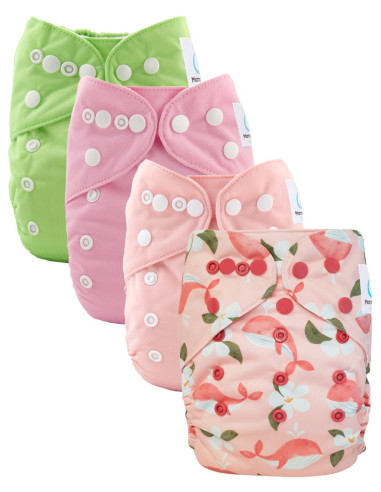 Couches lavables Te1 évolutives de la naissance à la propreté