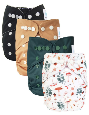Capas lavables TE1 Nacimiento escalable para la limpieza