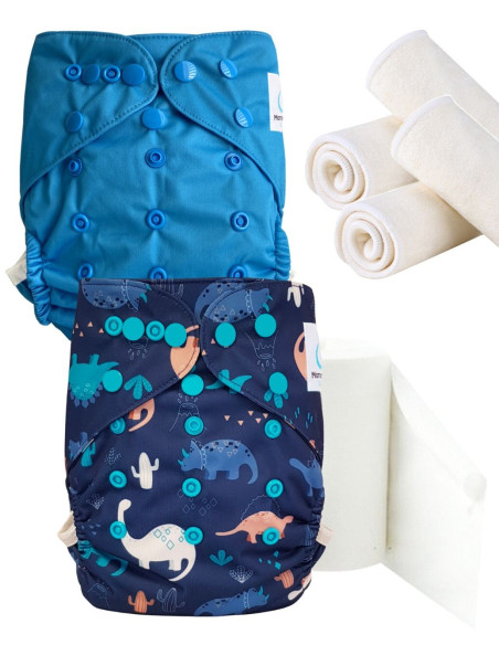 discovery Pack, Starter Kit Cover diapers Insert and Protective Sheets