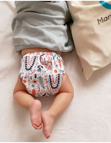 Couche Lavable Tout en deux TE2 avec système évolutif