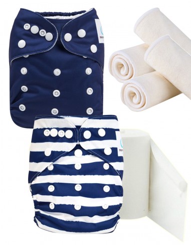 Pack Découverte couches lavables te1 insert et voiles de protection, optez pour le geste zero dechet