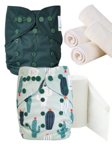 Pack Discovery pocket diapers Insert and Protective Sails, Opt for Zero Dechet Gesture