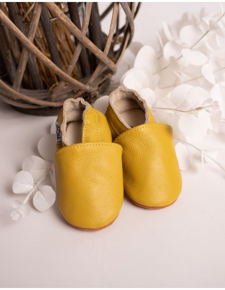 Soft Leather Baby Champon - Safari