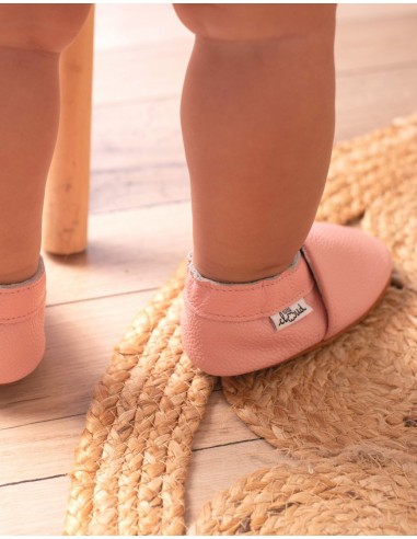 Zapatilla de bebé de cuero suave - DADBAR
