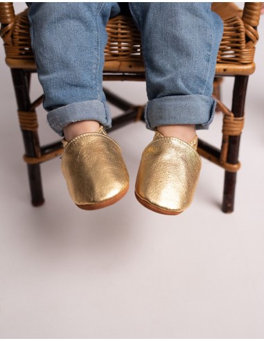 Weiche Leder-Baby-Slipper - Cité d'Or
