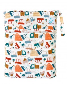 Bolsa impermeable para almacenar y transportar. pañales lavable