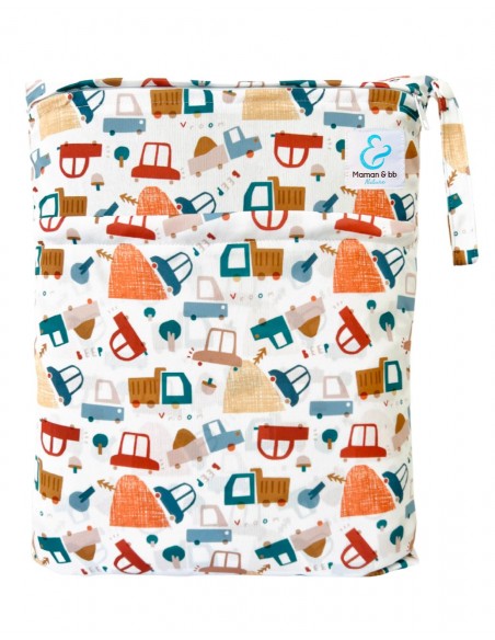Waterproof bag for storing and carrying washable layers