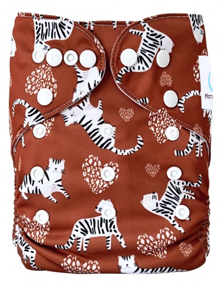 Couche lavable bébé tout en Un motifs petits camions