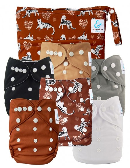 Kit de lancement couches lavables - l'essentiel pour se lancer dans une démarche saine pour bébé et la planète