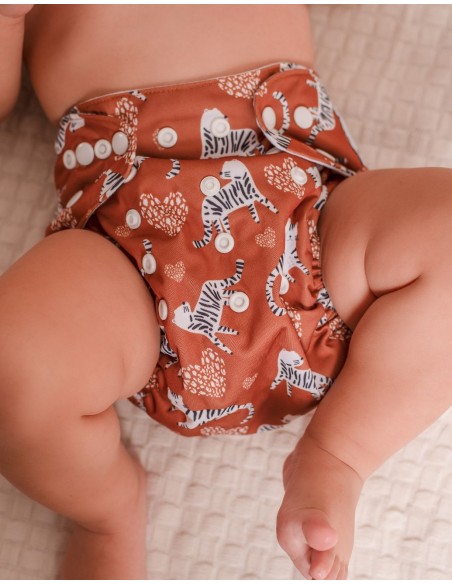 Couche lavable bébé tout en Un motifs petits camions