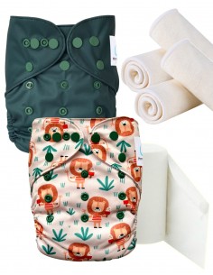 Pack Discovery pocket diapers Insert and Protective Sails, Opt for Zero Dechet Gesture