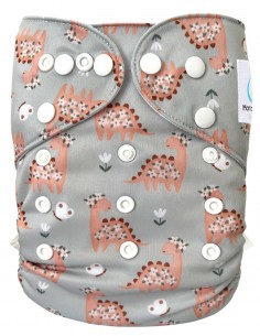 Washable baby layer while two Cover diaper with evolutionary system