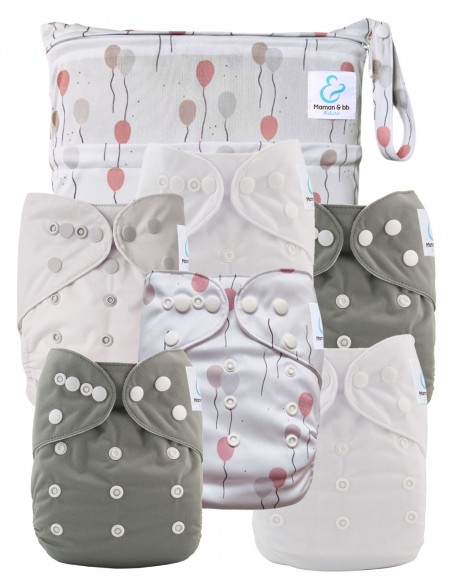 Kit de lanzamiento Pañales lavables: lo esencial para iniciar un enfoque saludable para el bebé y el planeta