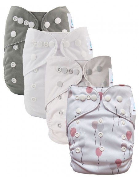 Couches lavables Te1 évolutives de la naissance à la propreté