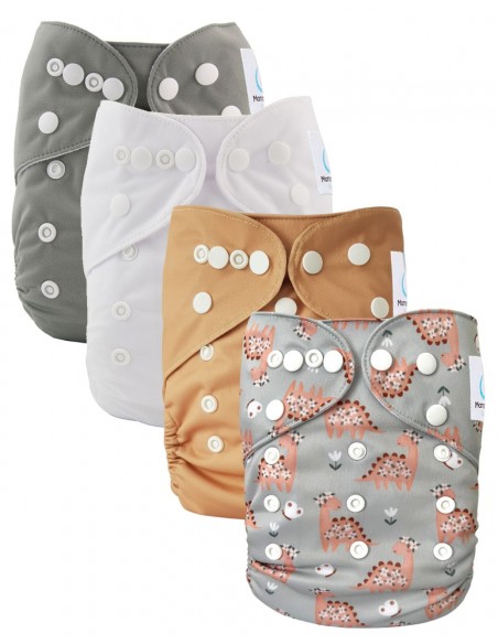Couches lavables Te1 évolutives de la naissance à la propreté