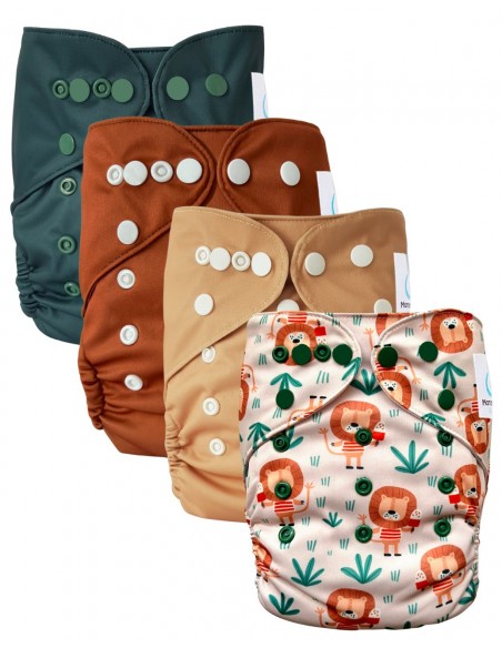 Couches lavables Te1 évolutives de la naissance à la propreté